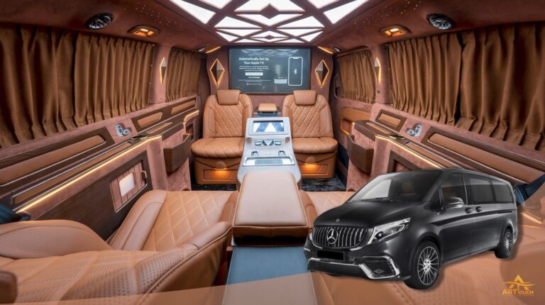 Bespoke Mercedes V-Class VIP Interior with Nappa Leather and Starlight Ceiling