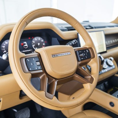 Land Rover Defender Customize interior Saffron Leather