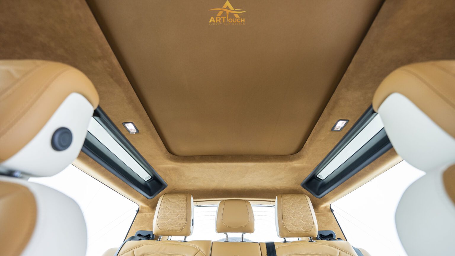 Land Rover Defender Customize interior Saffron Leather