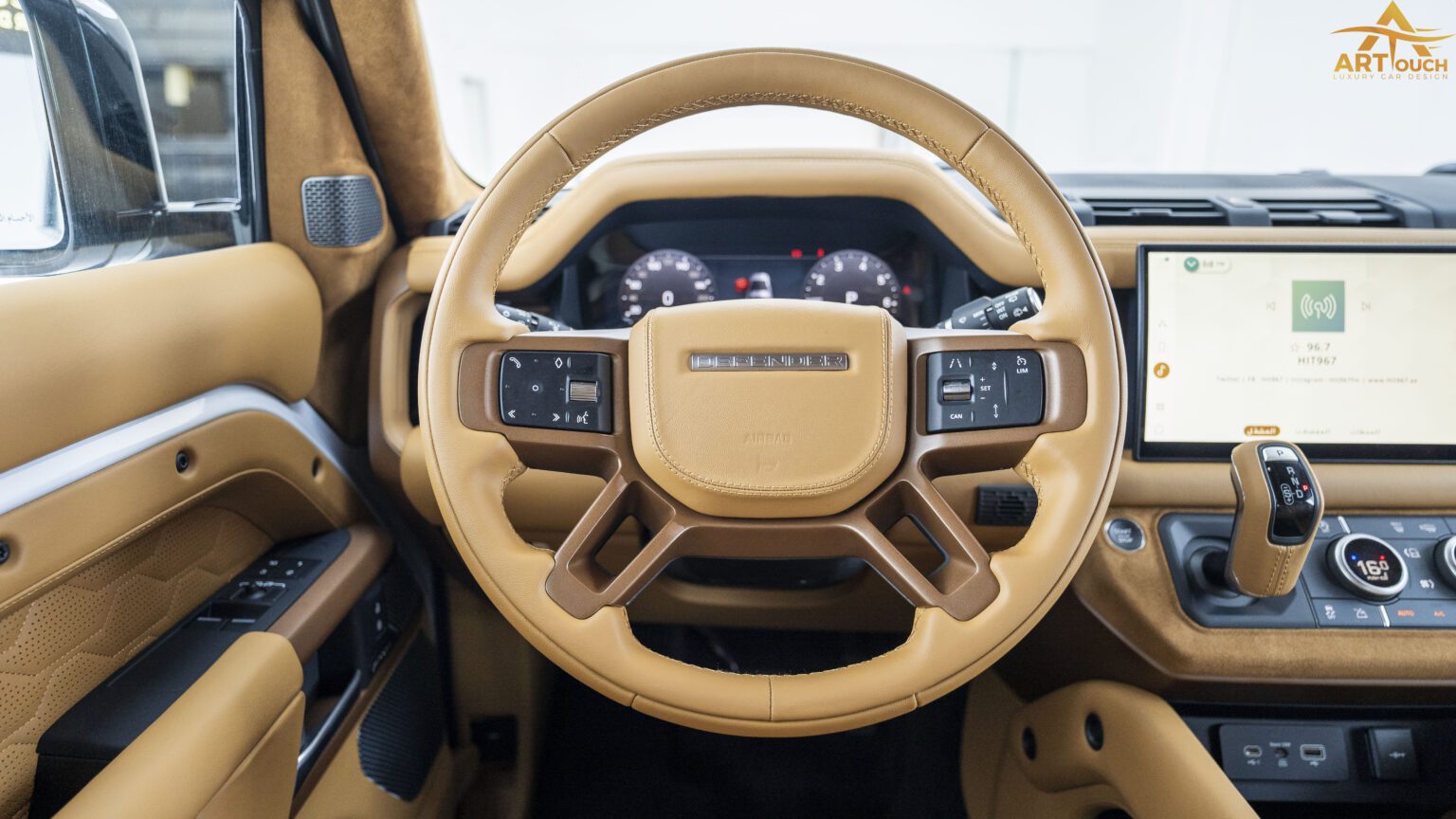 Land Rover Defender Customize interior Saffron Leather