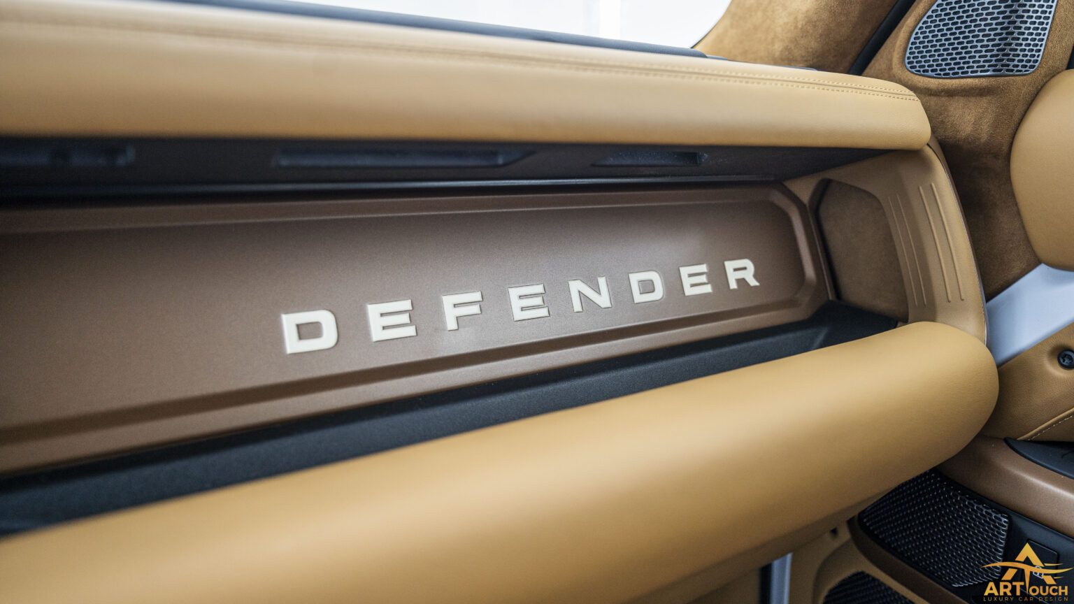 Land Rover Defender Customize interior Saffron Leather