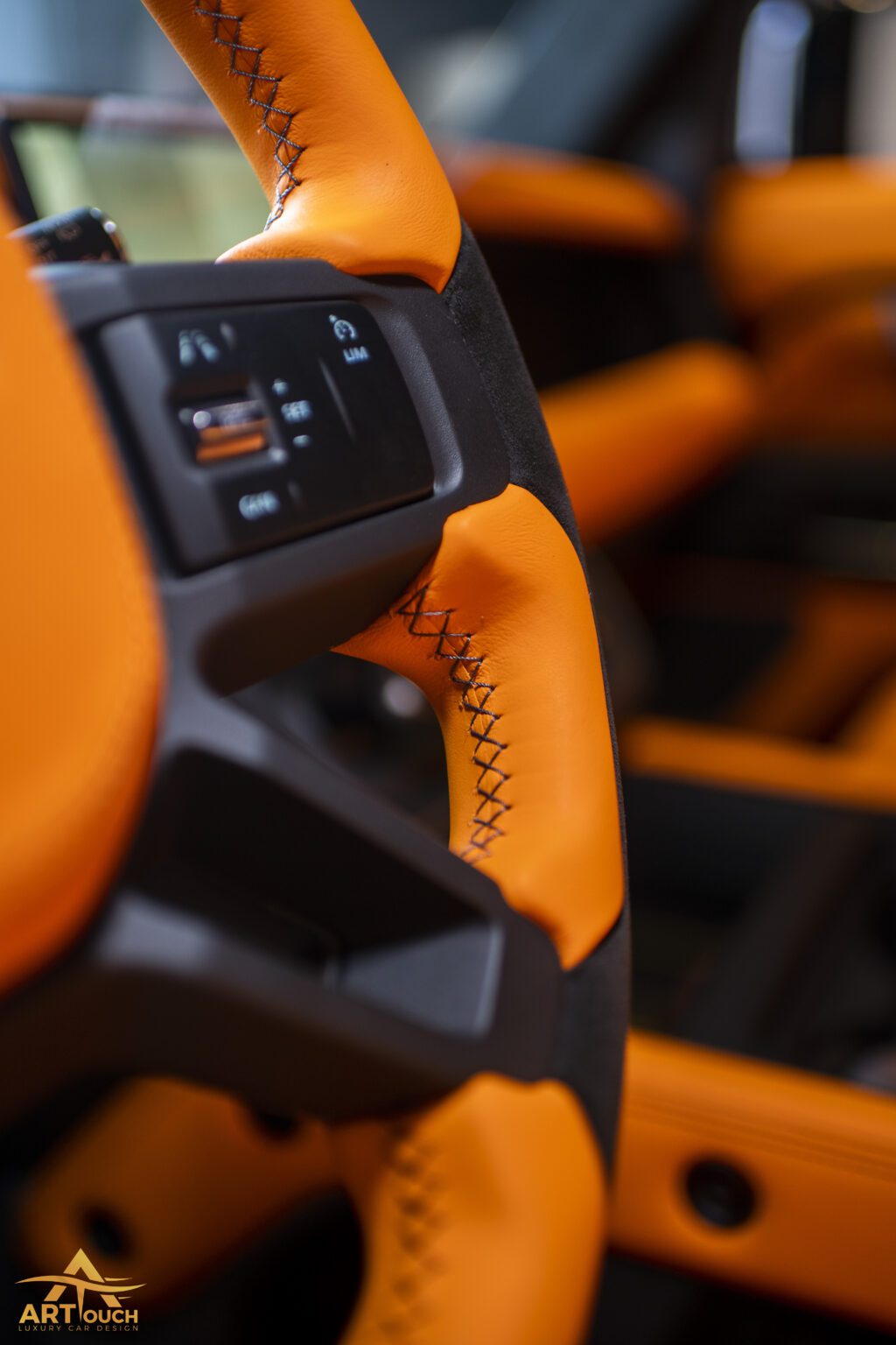 Land-Rover-Defender-interior-upholstery-Orange