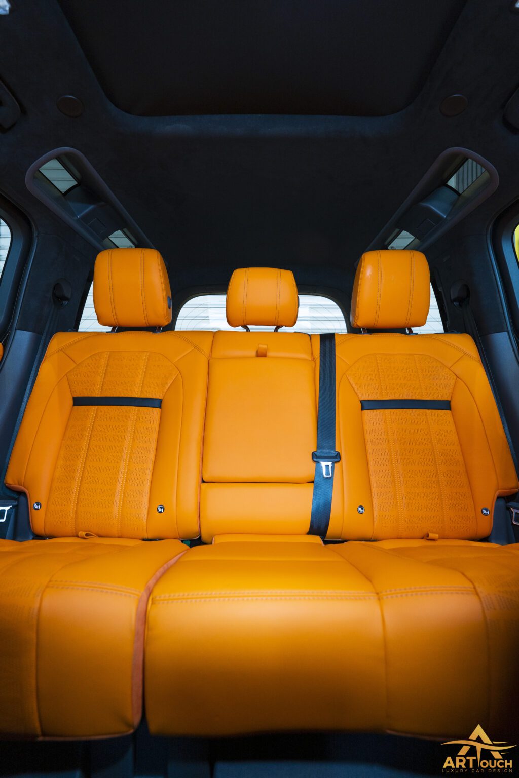 Land-Rover-Defender-interior-upholstery-Orange