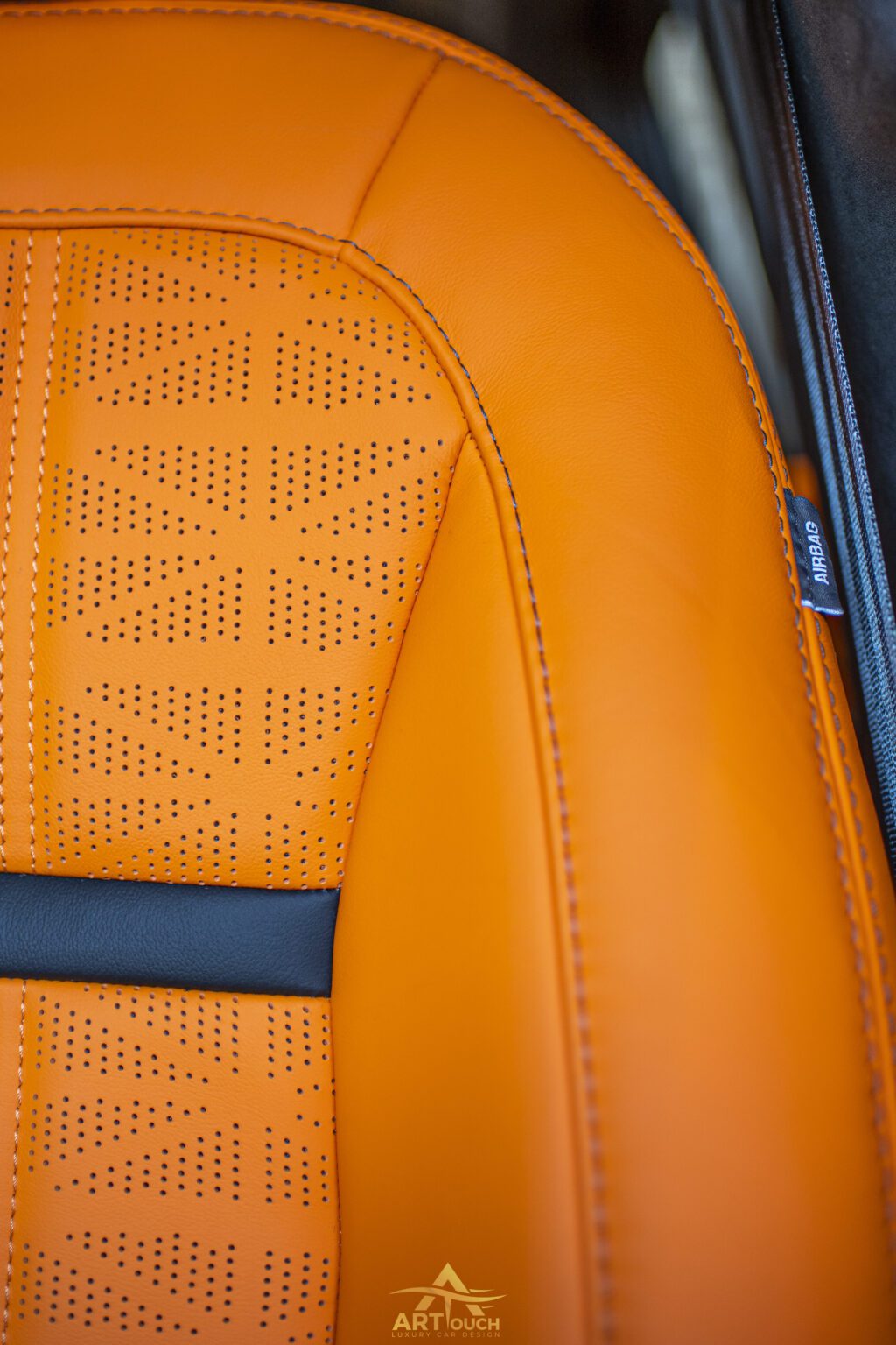 Land-Rover-Defender-interior-upholstery-Orange