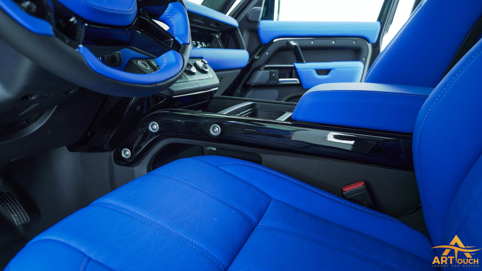 Land-Rover-Defender-interior-upholstery-Blue