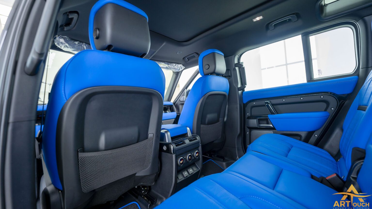 Land-Rover-Defender-interior-upholstery-Blue