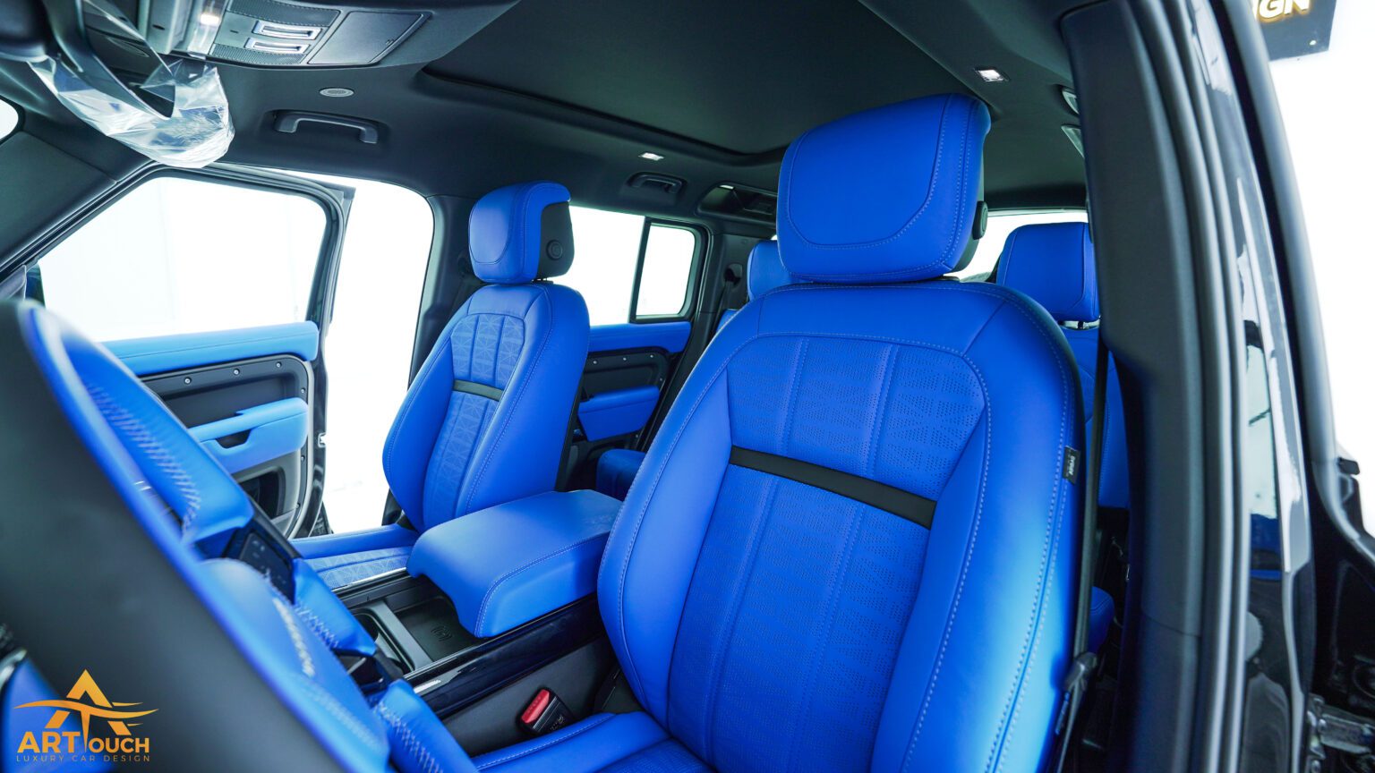 Land-Rover-Defender-interior-upholstery-Blue