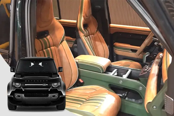 Land-Rover-Defender-interior-upholstery-Brown